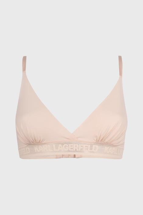 Karl Lagerfeld Podprsenka Bralette béžová - Pepit.sk