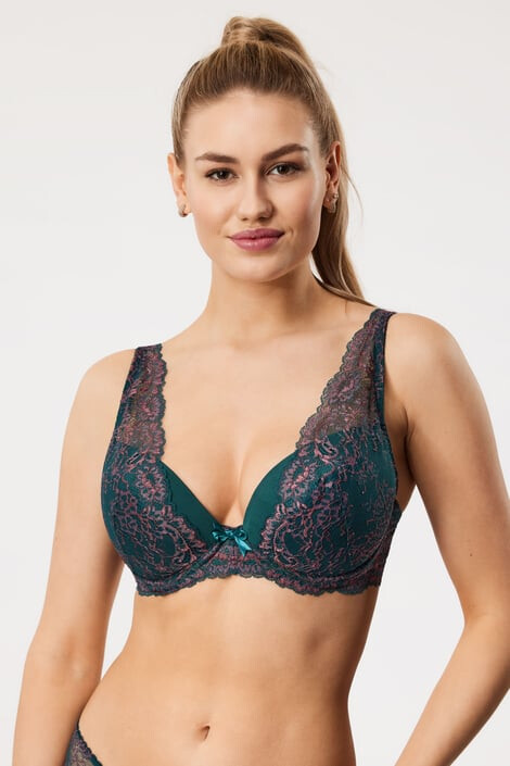 LAUMA lingerie Podprsenka Wood Flower vystužená s vyberateľnými vypchávkami - Pepit.sk