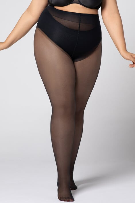 MONA QUEEN Pančuchové Plus Size Hip Notic 20 DEN - Pepit.sk