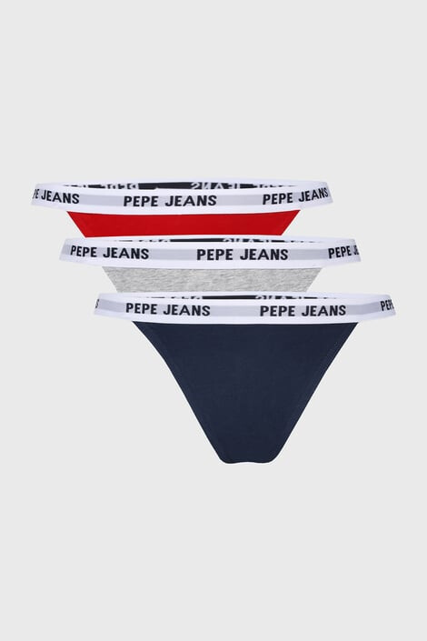 Pepe Jeans 3 PACK tangá nohavičiek Brenda - Pepit.sk