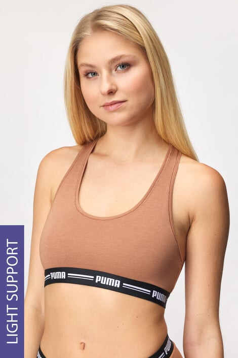 PUMA Športová podprsenka Racer Back Caramel - Pepit.sk