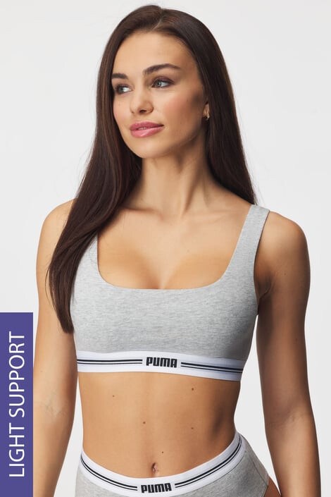 PUMA Športová podprsenka Scoop Grey - Pepit.sk