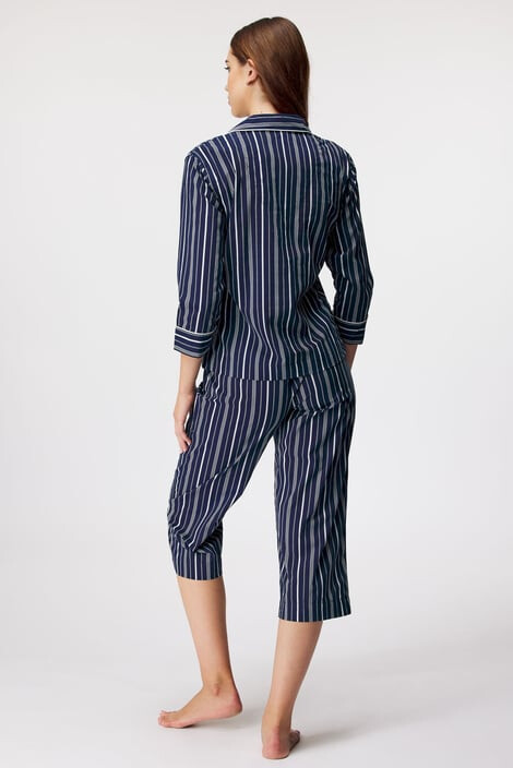 Ralph Lauren Dámske pyžamo Navy Stripe - Pepit.sk