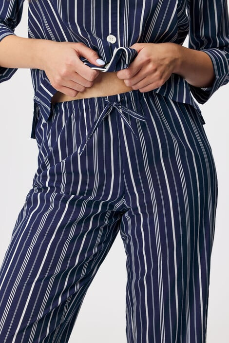 Ralph Lauren Dámske pyžamo Navy Stripe - Pepit.sk