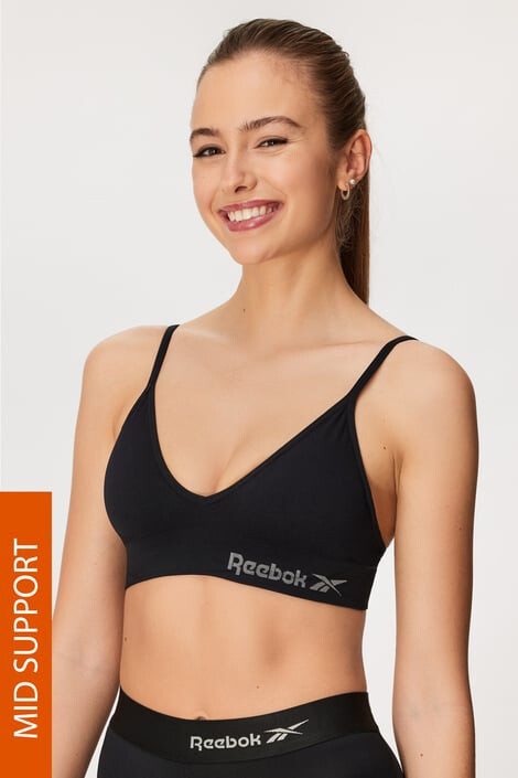 Reebok Športová podprsenka Justine čierna - Pepit.sk