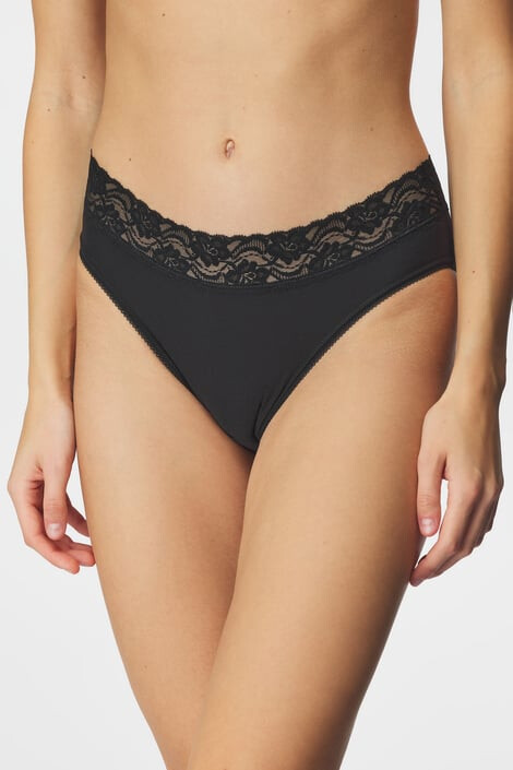 Teccia Lingerie Menštruačné nohavičky s čipkou pre strednú menštruáciu - Pepit.sk