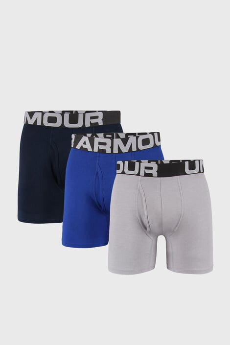 Under Armour 3 PACK modro-sivých boxeriek Cotton - Pepit.sk