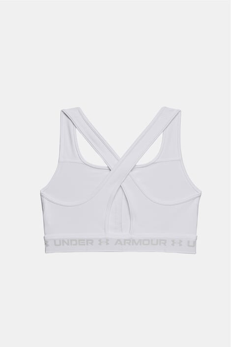 Under Armour Biela športová podprsenka Crossback Mid - Pepit.sk