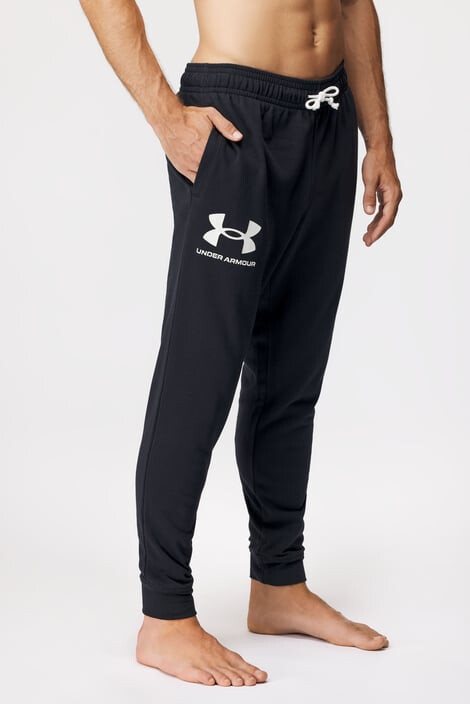 Under Armour Čierne tepláky Rival Terry - Pepit.sk