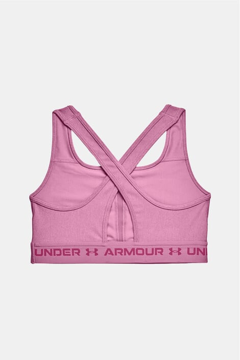 Under Armour Ružová športová podprsenka Crossback Heather - Pepit.sk