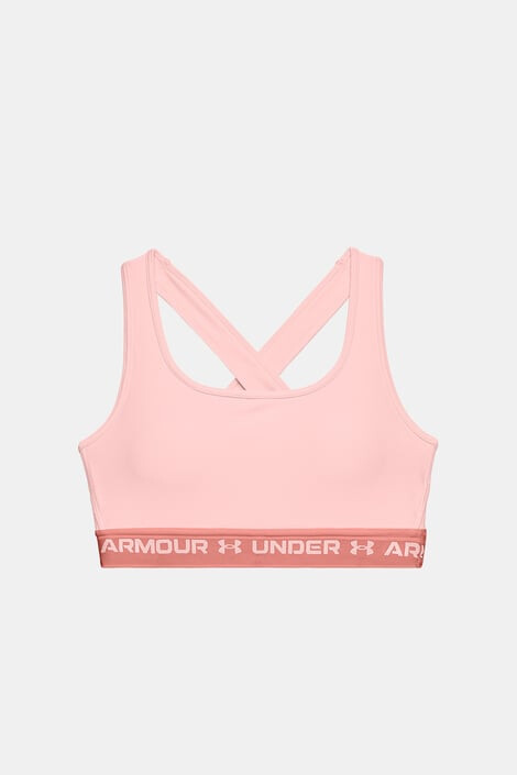 Under Armour Ružová športová podprsenka Crossback Mid - Pepit.sk