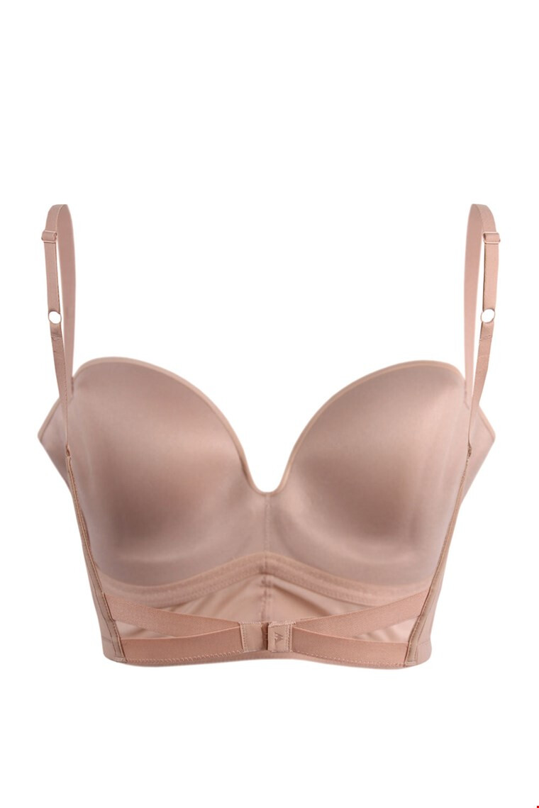 Wonderbra Podprsenka Ultimate Backless Push-Up beige - Pepit.sk