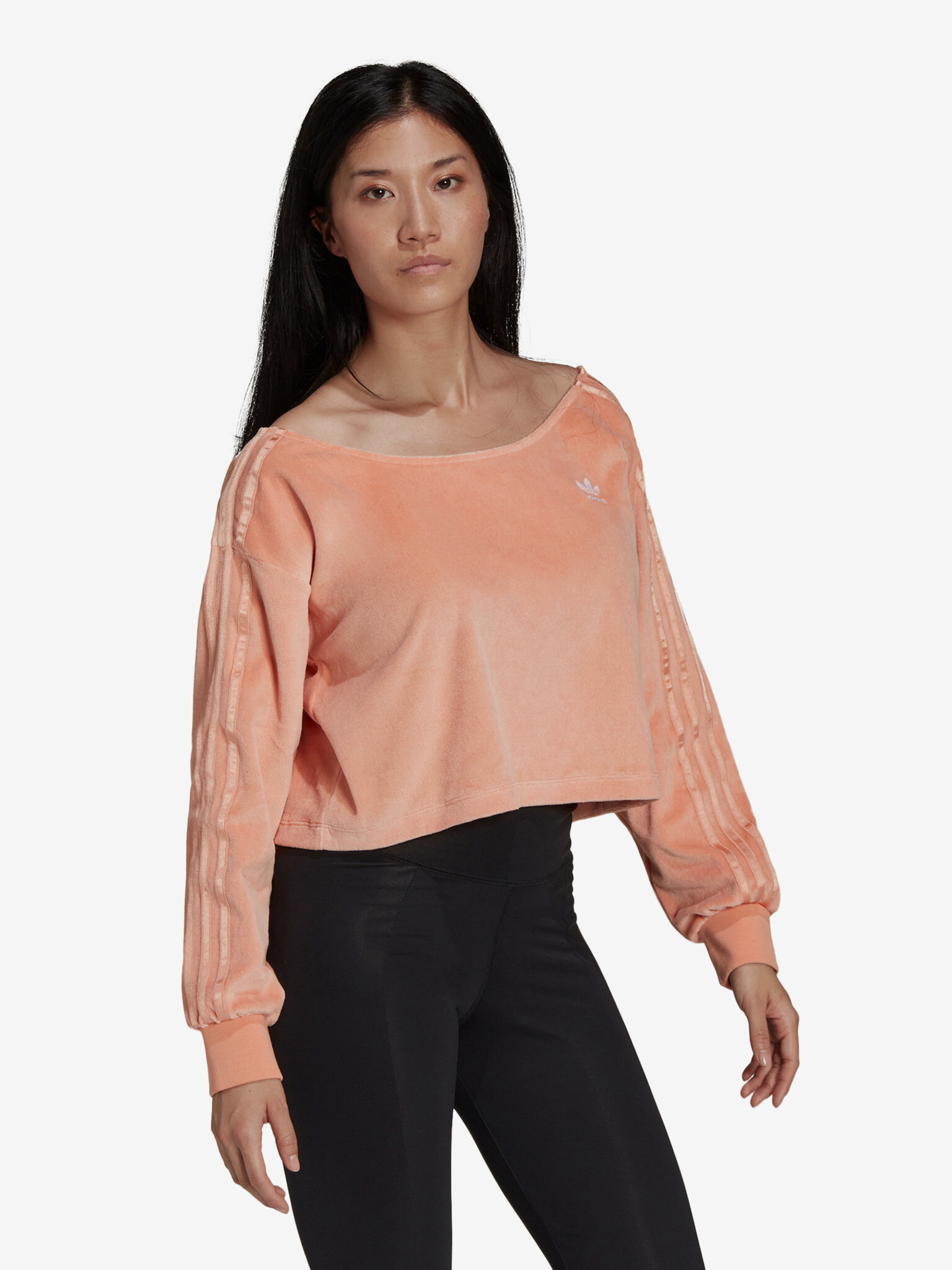 adidas Originals Crop top Oranžová - Pepit.sk