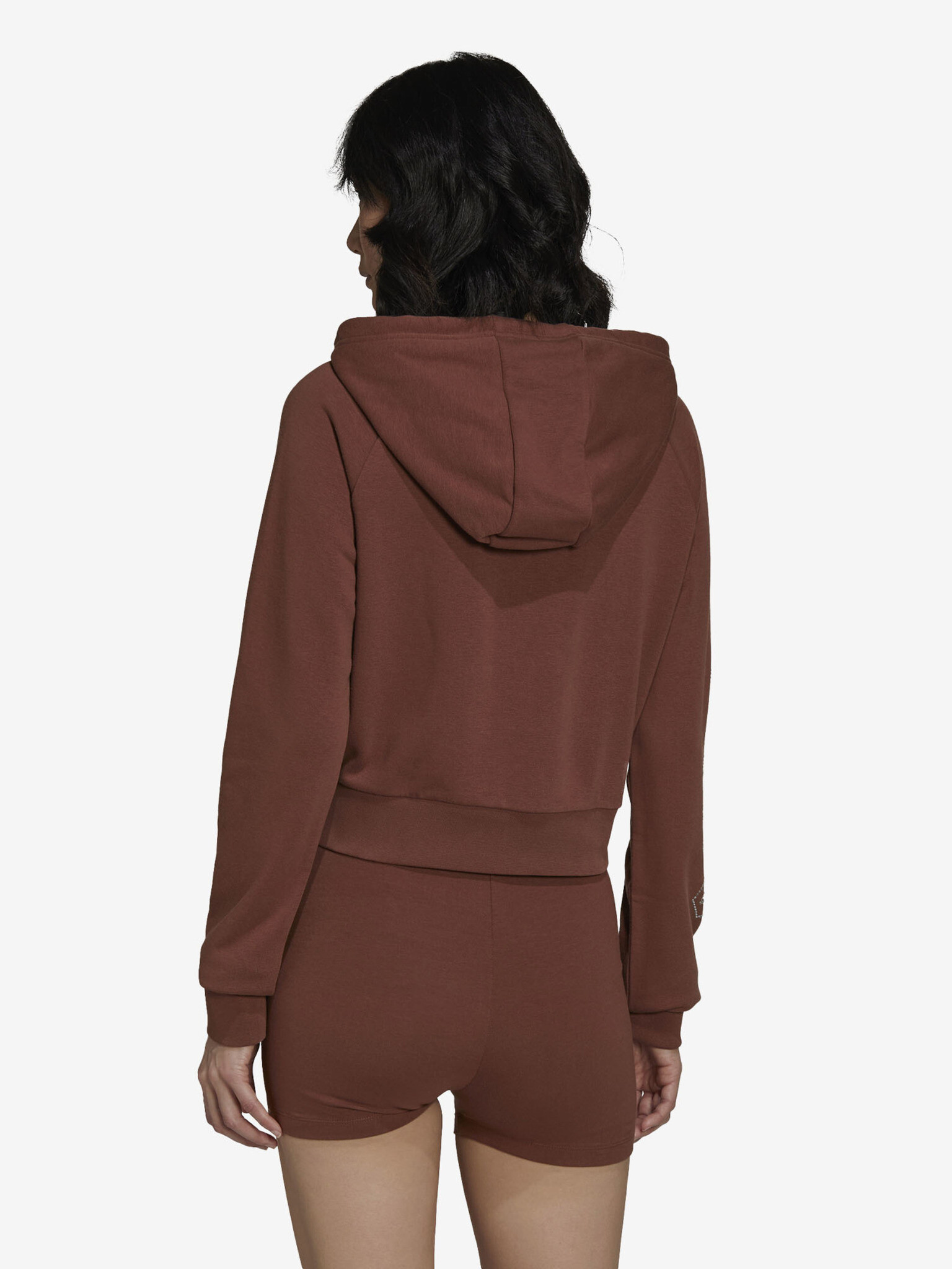 adidas Originals Cropped Track Top Mikina Hnedá - Pepit.sk