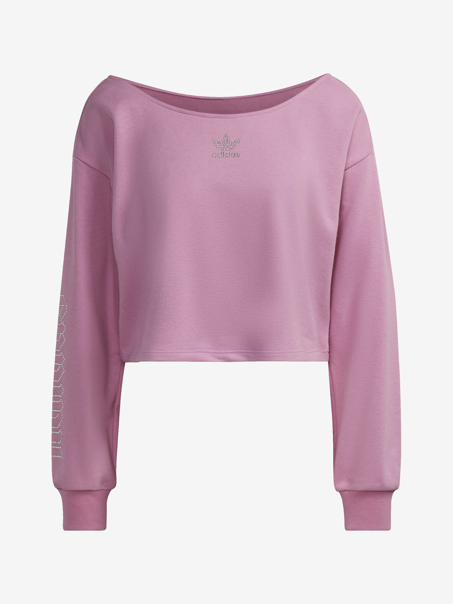 adidas Originals Slouchy Crop top Ružová - Pepit.sk