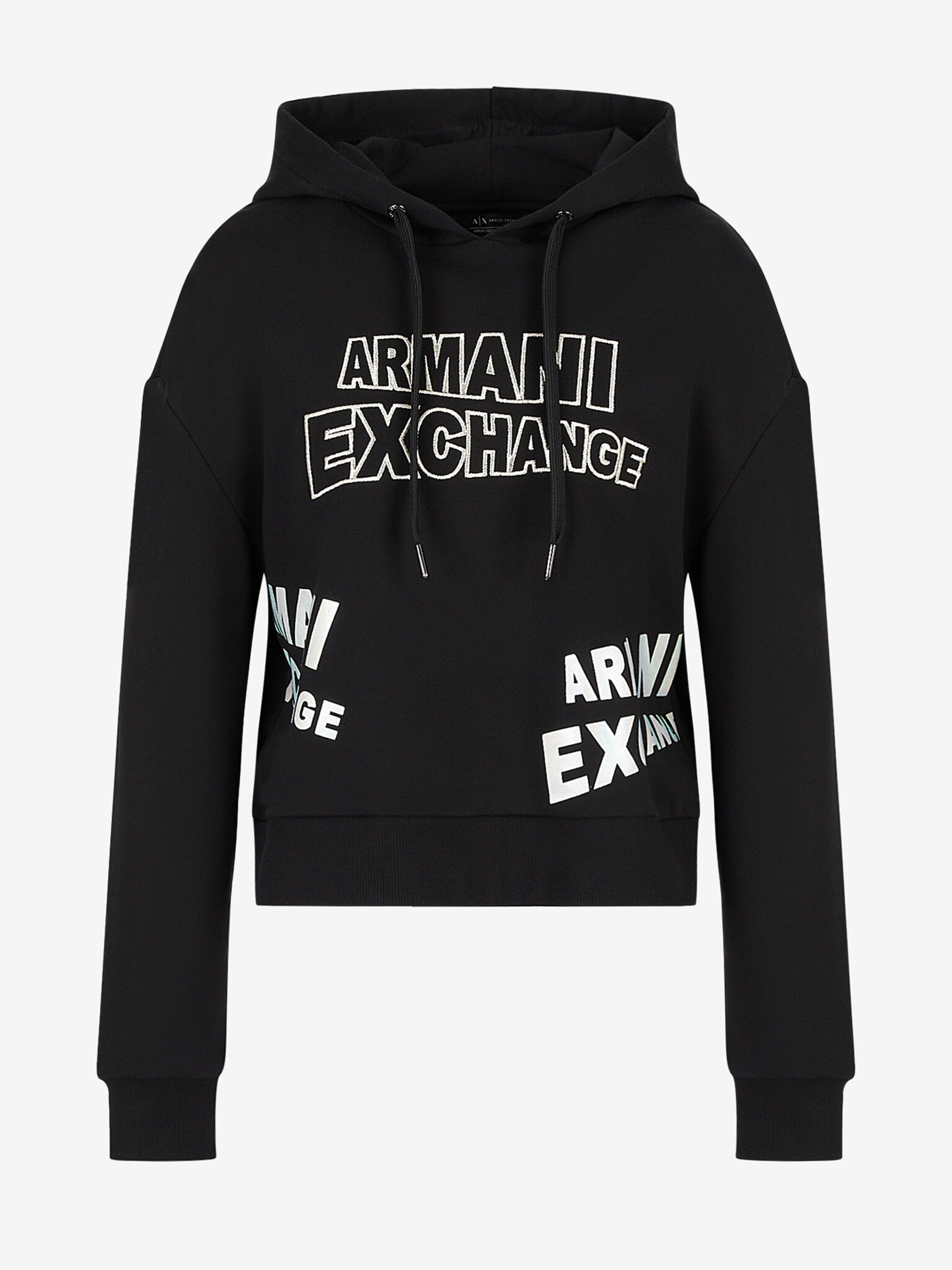 Armani Exchange Mikina Čierna - Pepit.sk