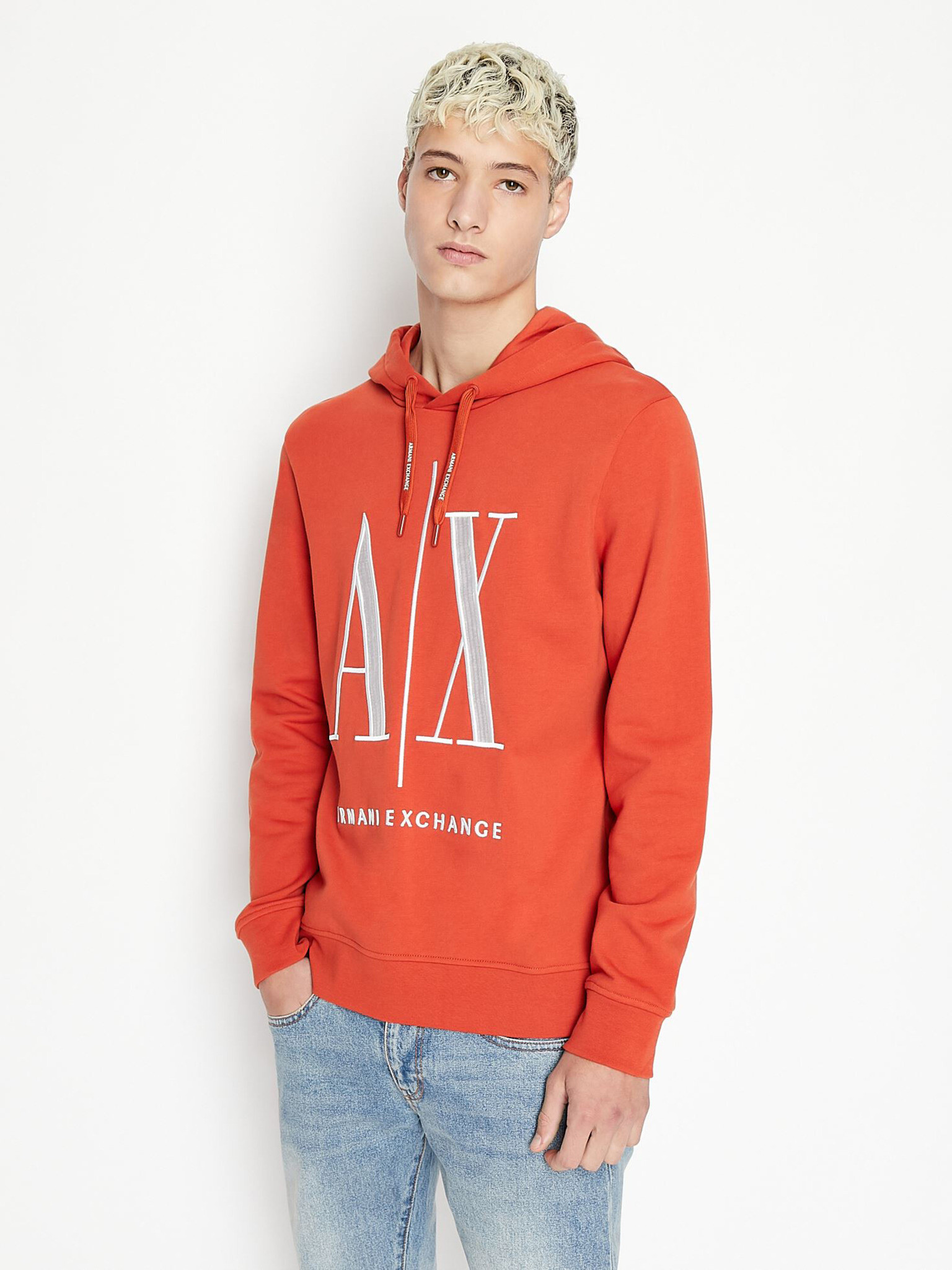 Armani Exchange Mikina Oranžová - Pepit.sk