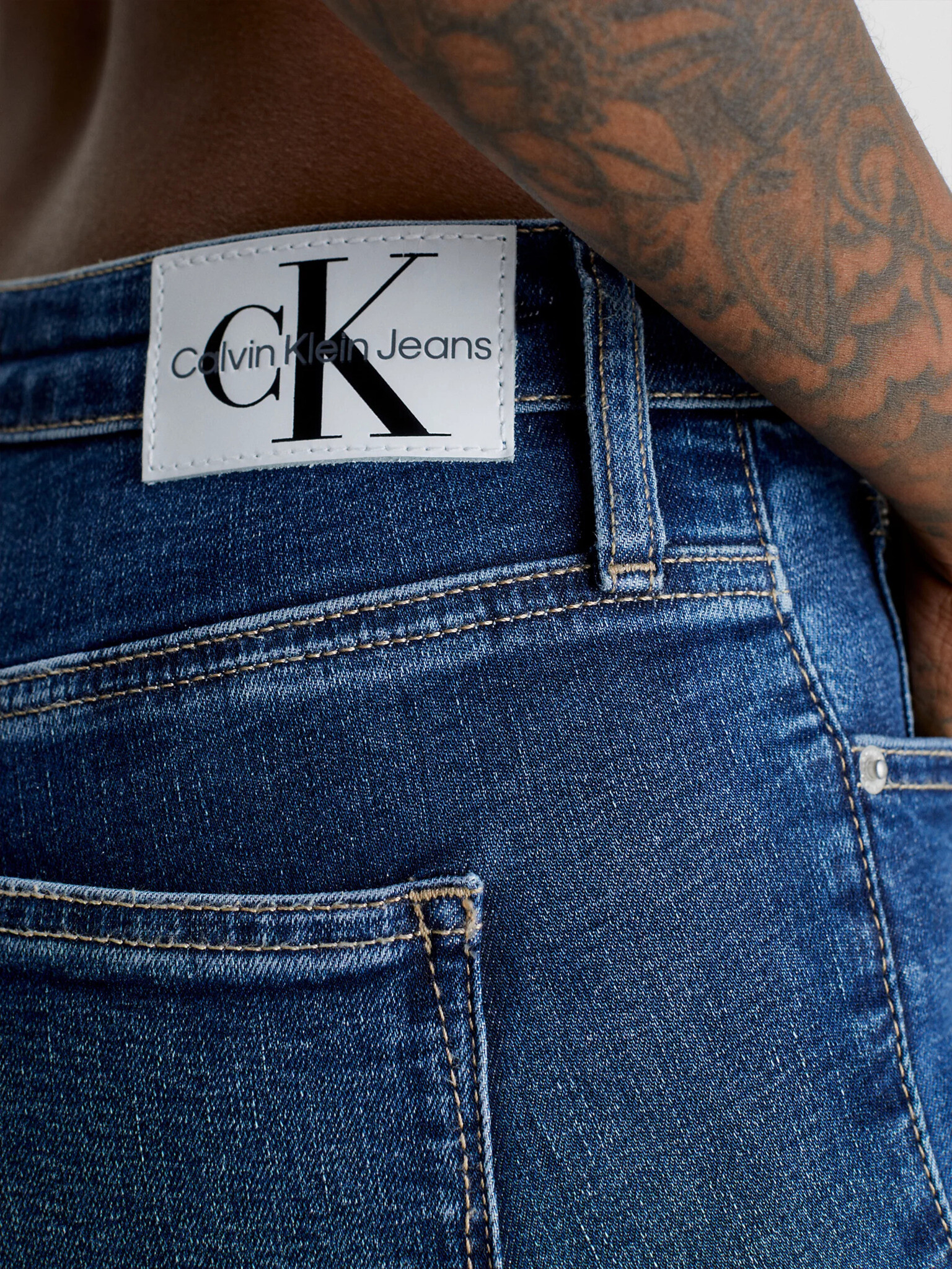 Calvin Klein Jeans Džínsy Modrá - Pepit.sk