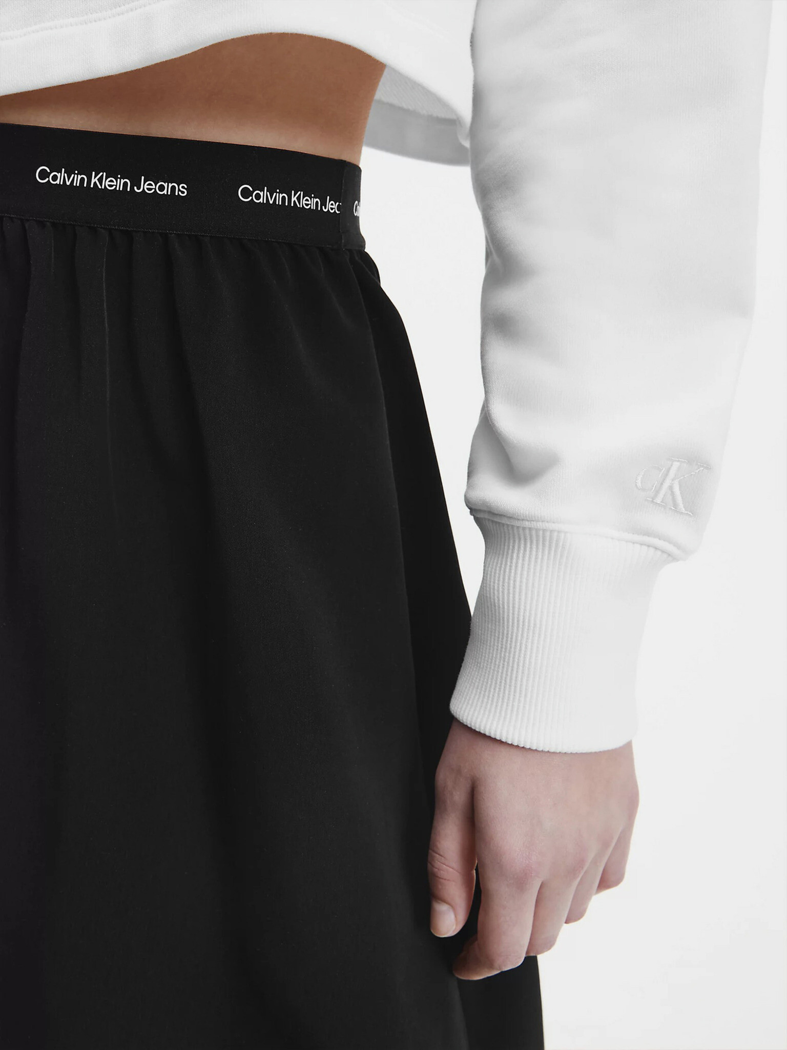 Calvin Klein Jeans Sukňa Čierna - Pepit.sk