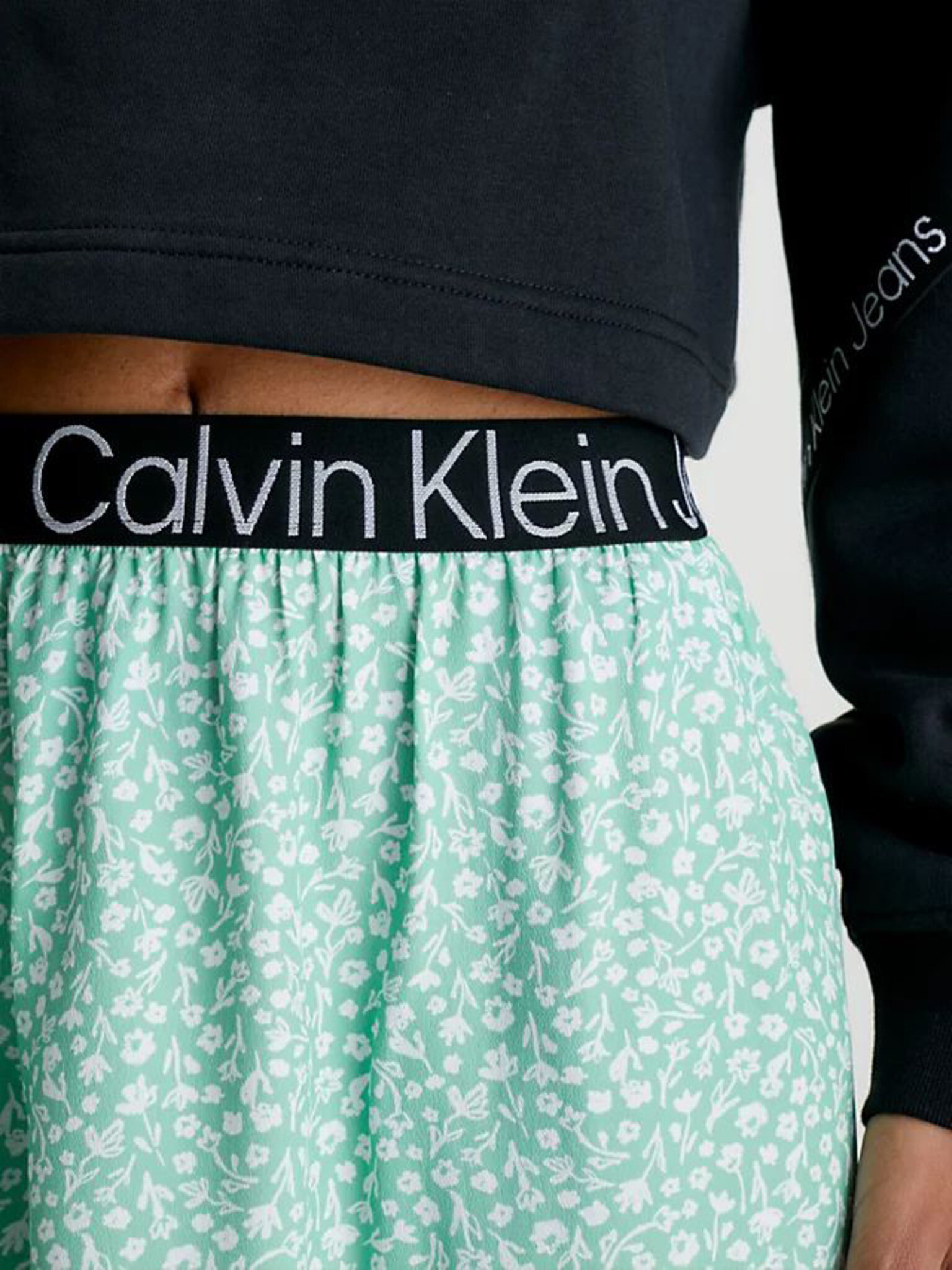 Calvin Klein Jeans Sukňa Zelená - Pepit.sk