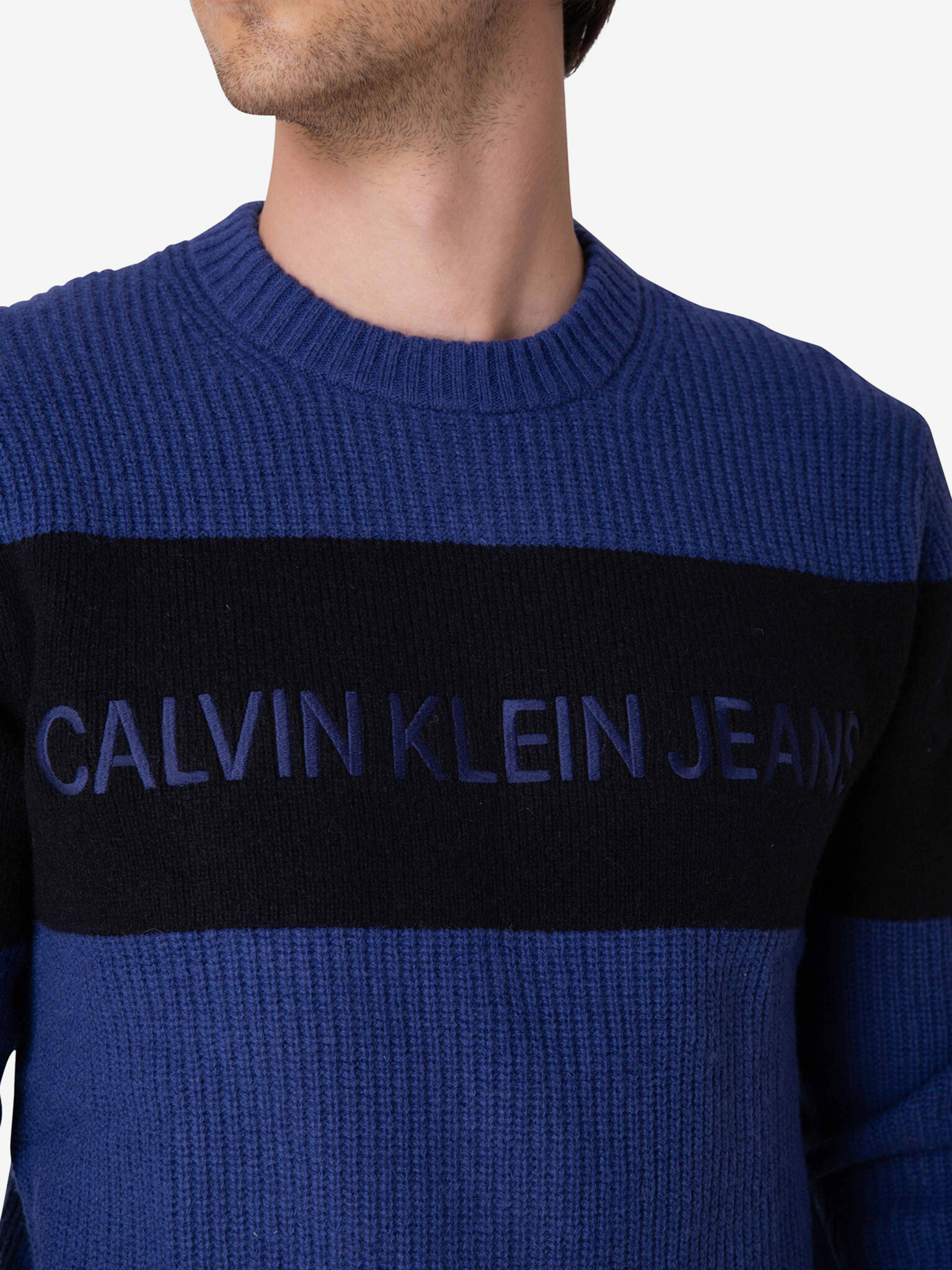 Calvin Klein Sveter Modrá - Pepit.sk