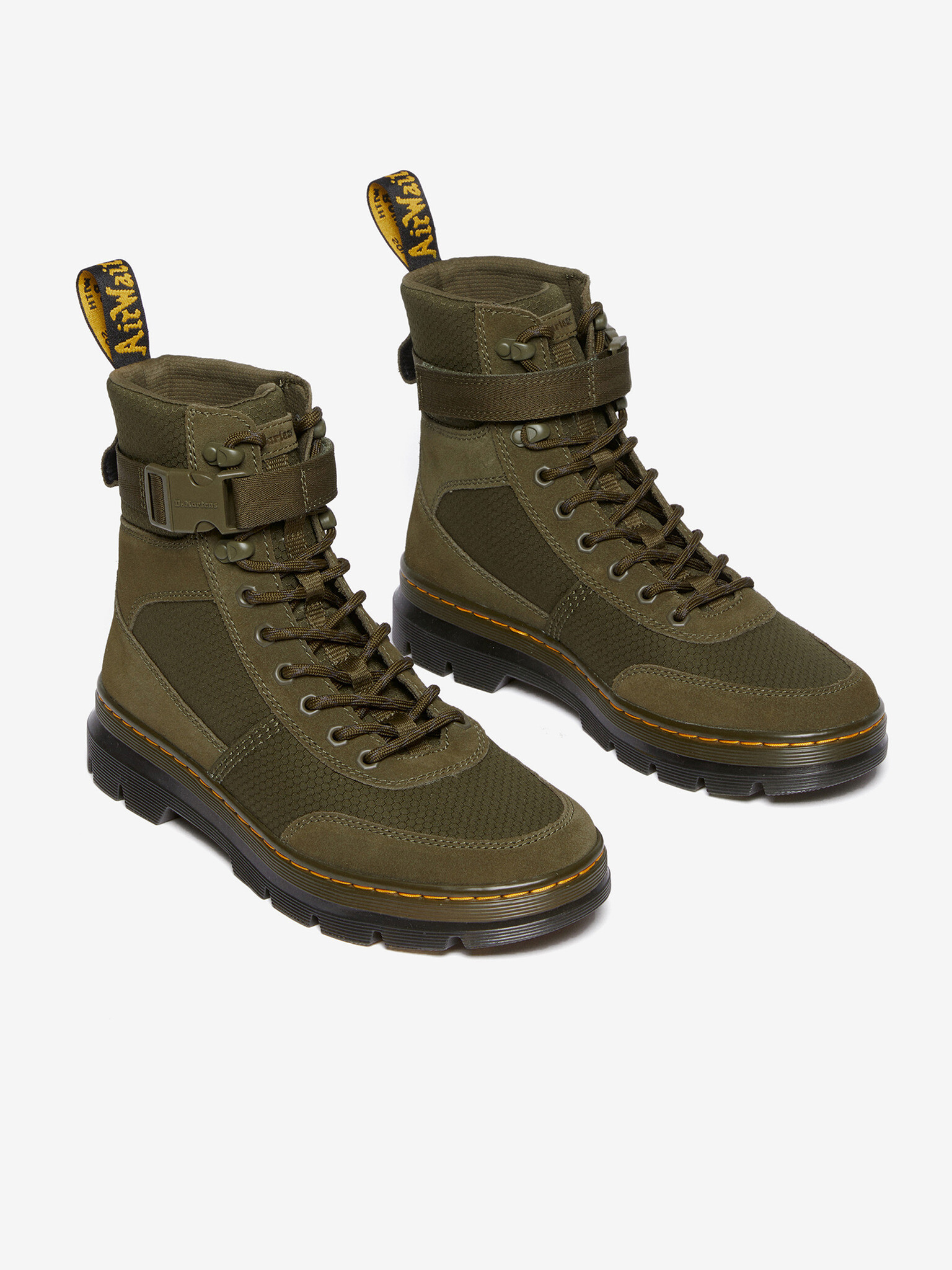 Dr. Martens Combs Tech Členková obuv Zelená - Pepit.sk