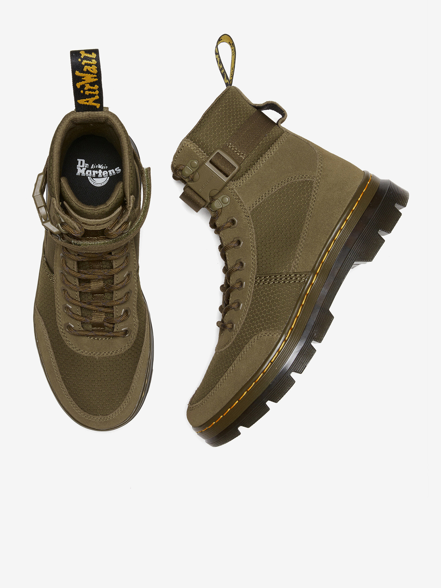 Dr. Martens Combs Tech Členková obuv Zelená - Pepit.sk