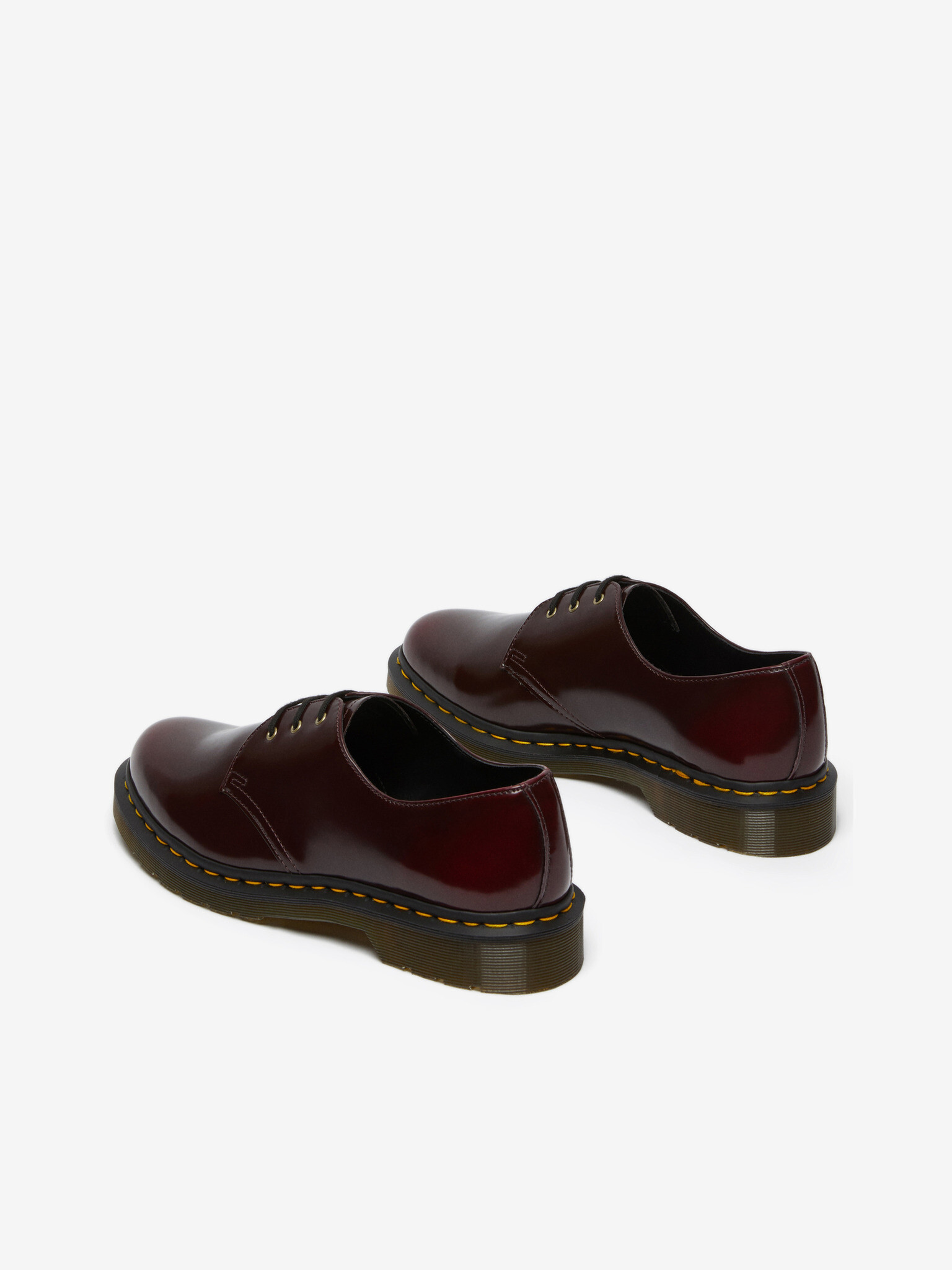 Dr. Martens Vegan 1461 Poltopánky Červená - Pepit.sk