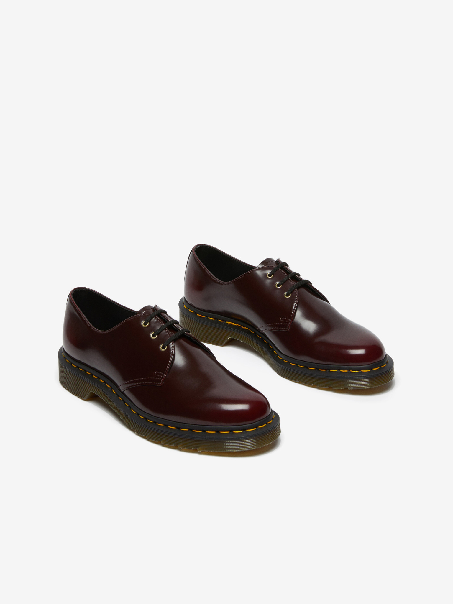 Dr. Martens Vegan 1461 Poltopánky Červená - Pepit.sk