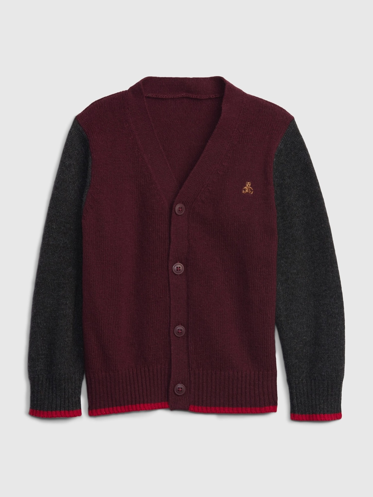 GAP Brannan Cardigan detský Červená - Pepit.sk