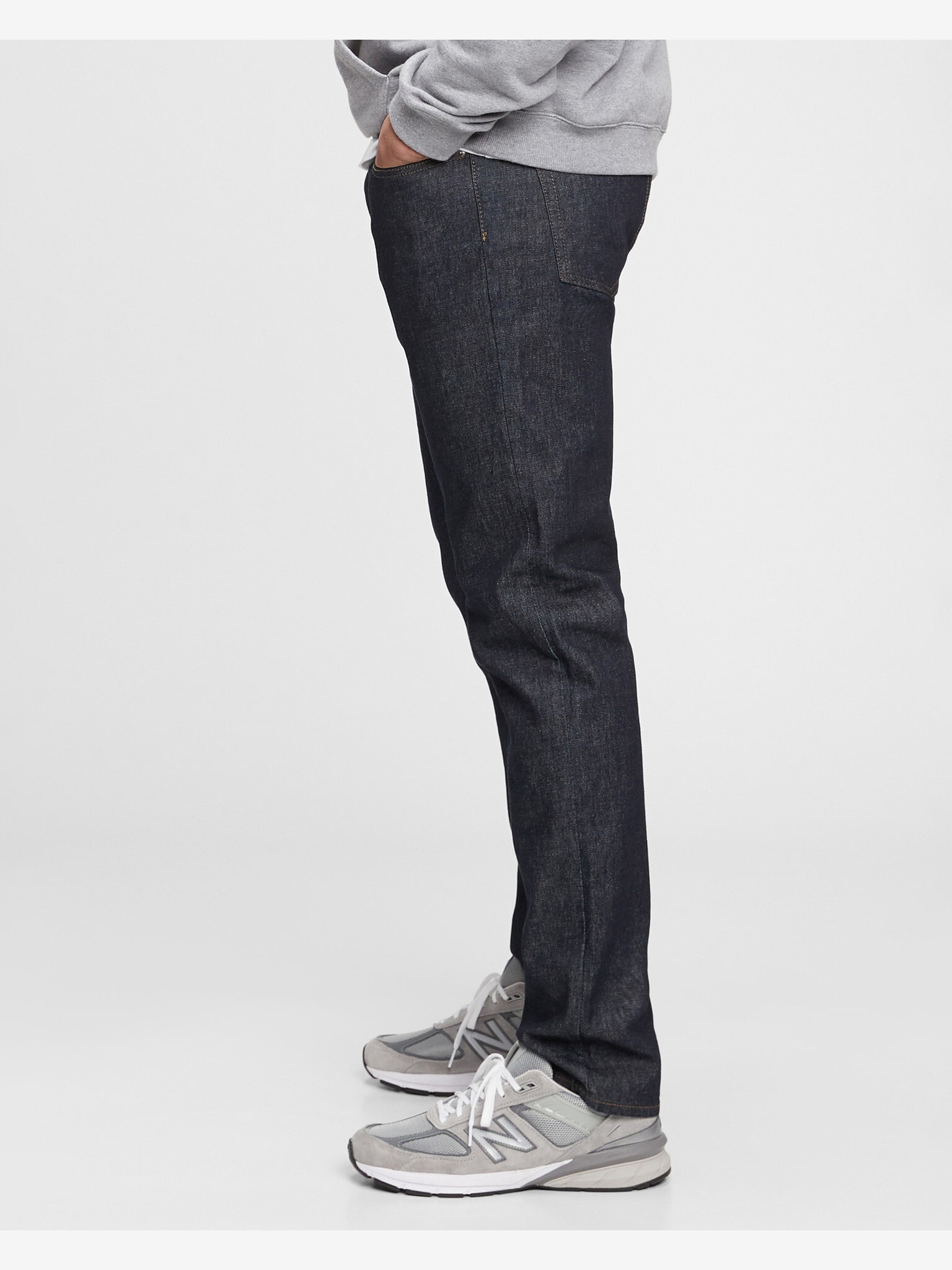 GAP Flex Slim Straight Jeans Modrá - Pepit.sk