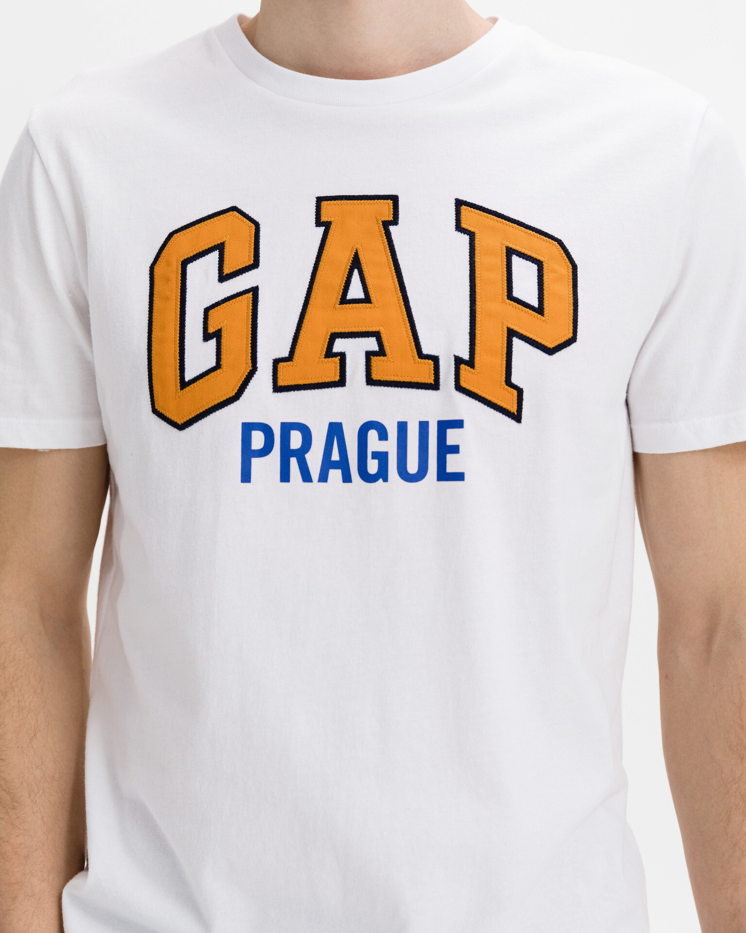 GAP Prague City Tričko Modrá - Pepit.sk