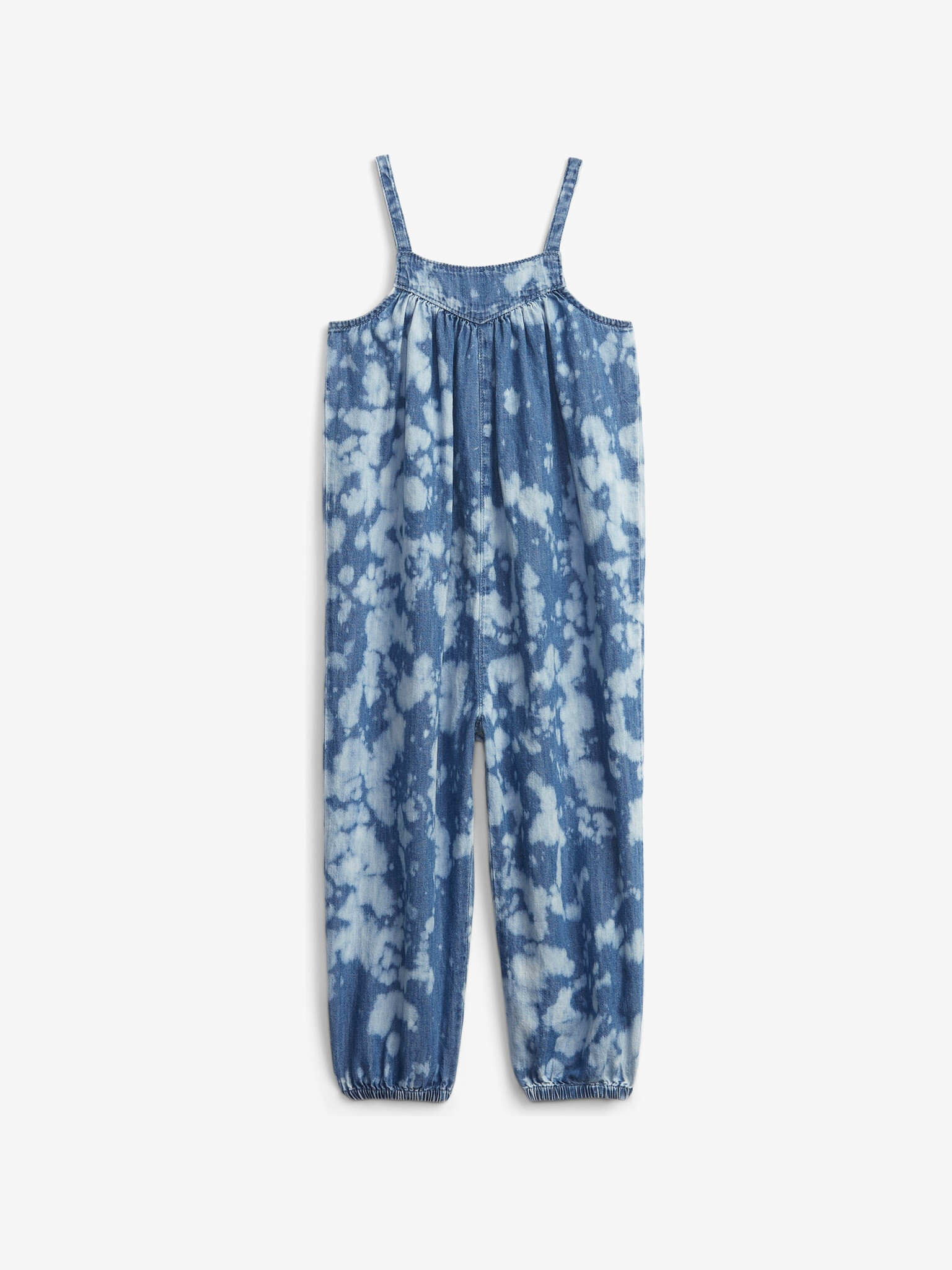 GAP Tie-Dye Denim Overal detský Modrá - Pepit.sk