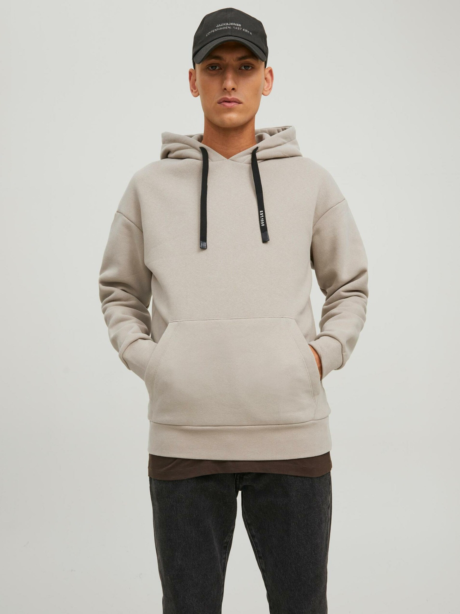 Jack & Jones Eking Mikina Biela - Pepit.sk