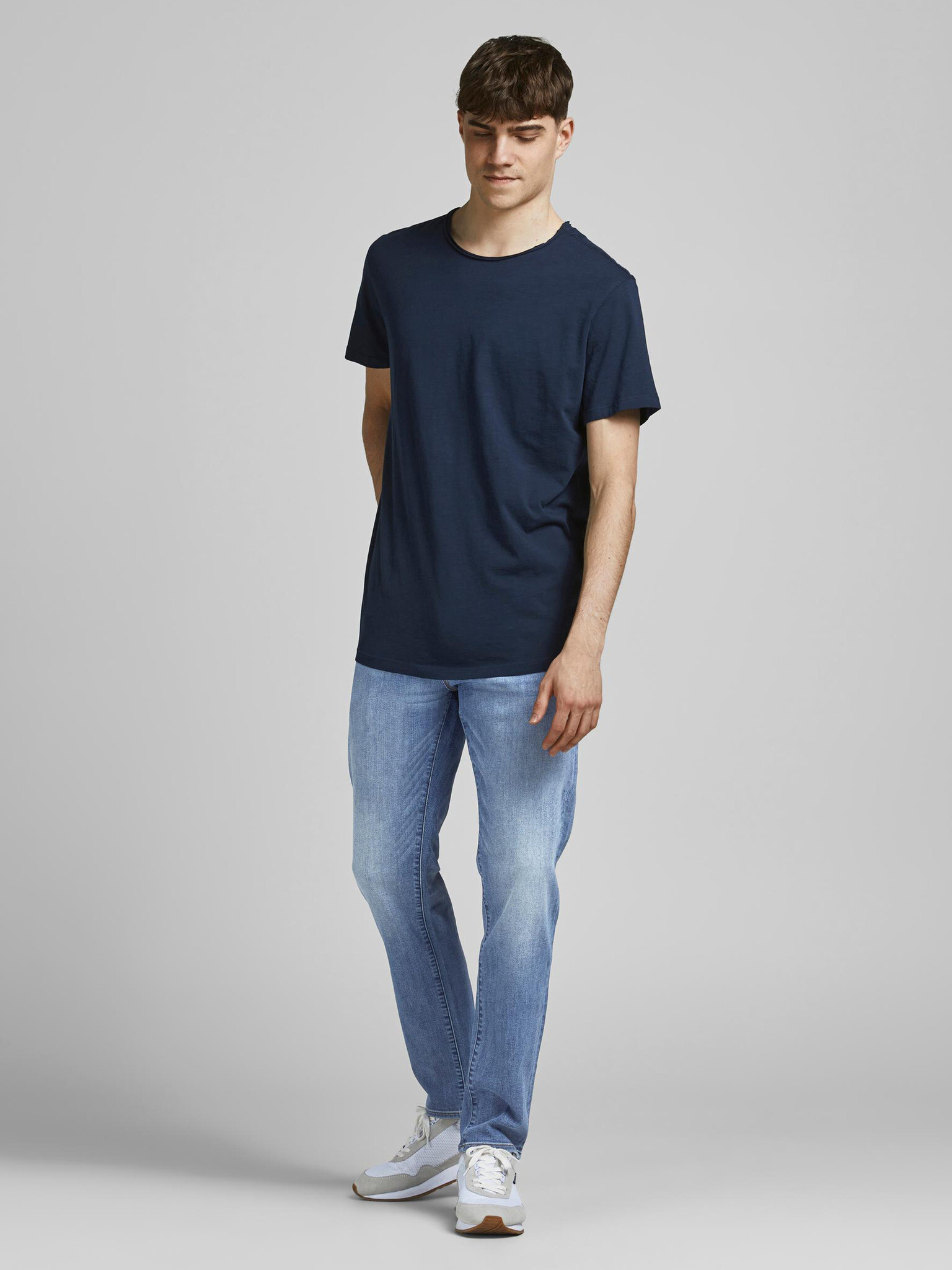 Jack & Jones Glenn Džínsy Modrá - Pepit.sk