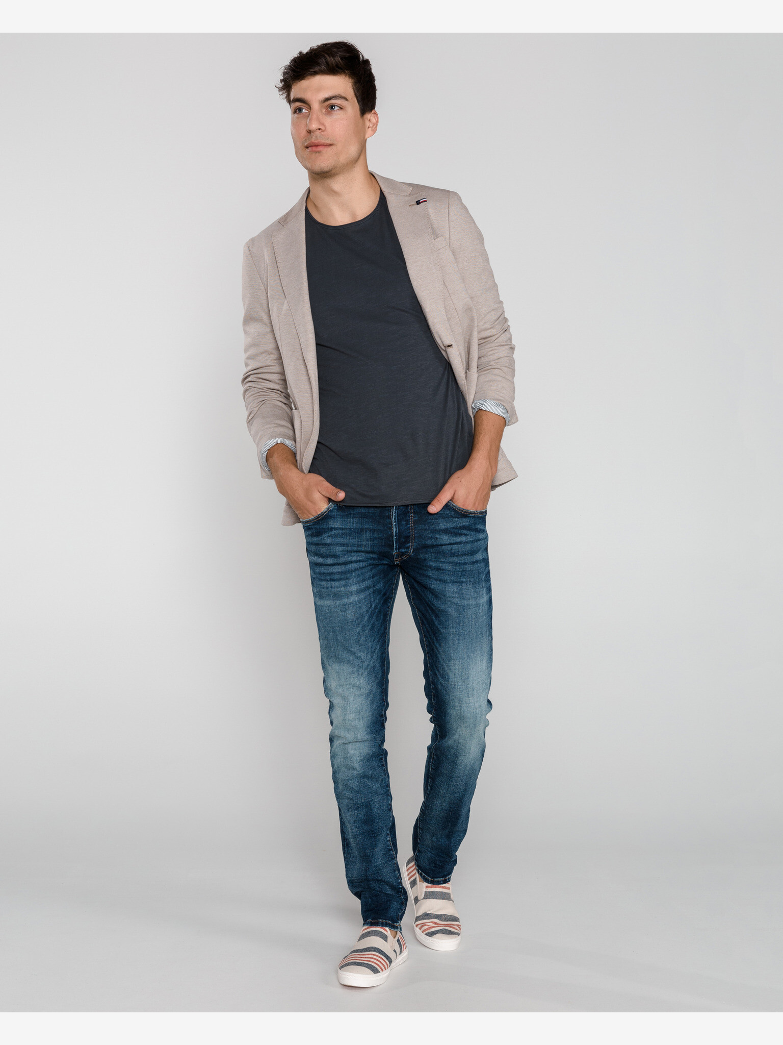 Jack & Jones Glenn Icon Džínsy Modrá - Pepit.sk