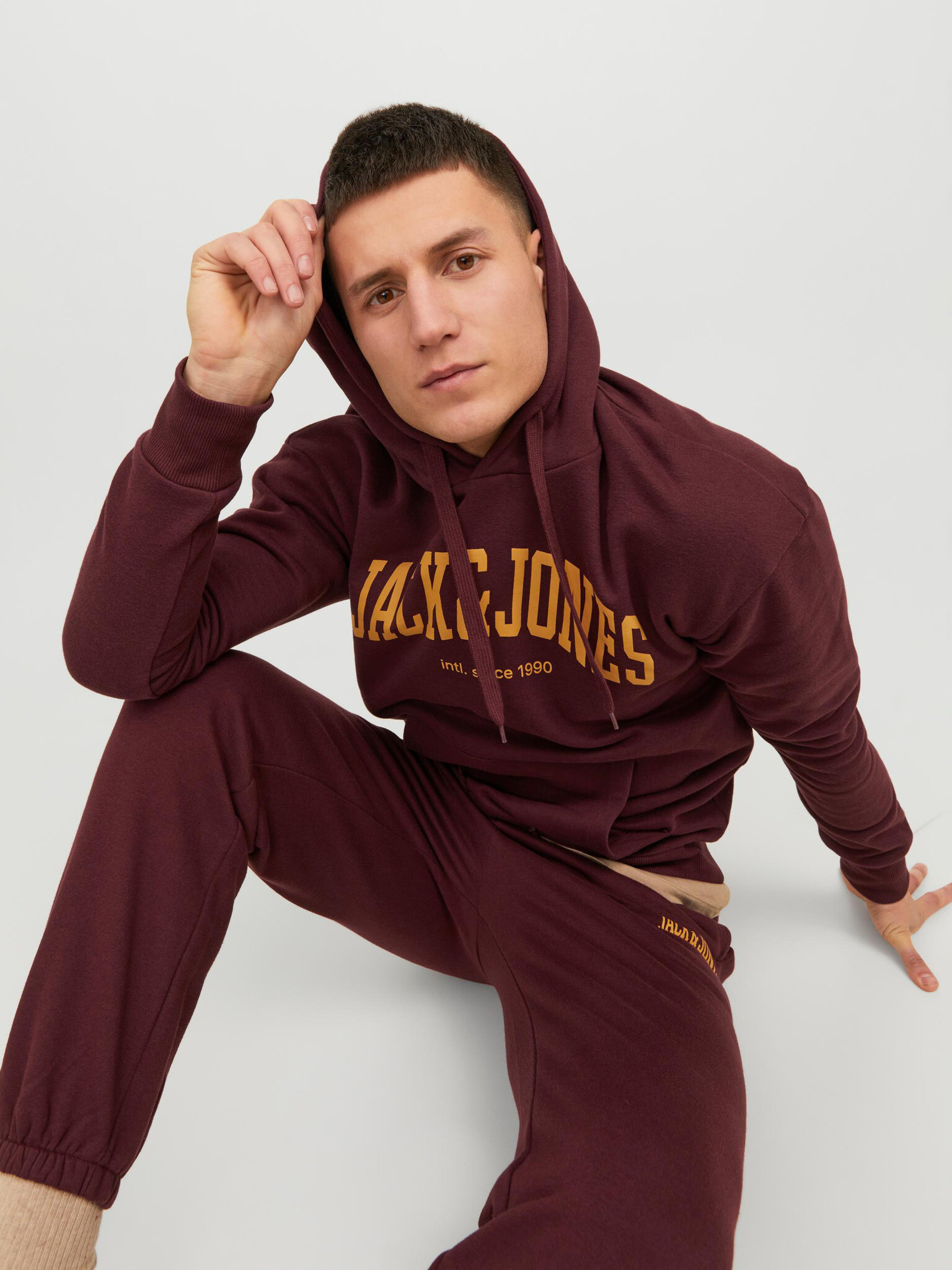 Jack & Jones Josh Mikina Červená - Pepit.sk