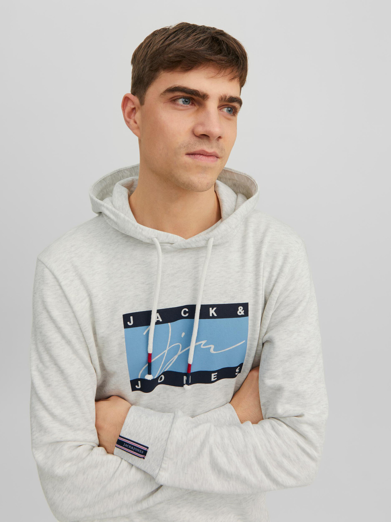 Jack & Jones Josh Mikina Šedá - Pepit.sk