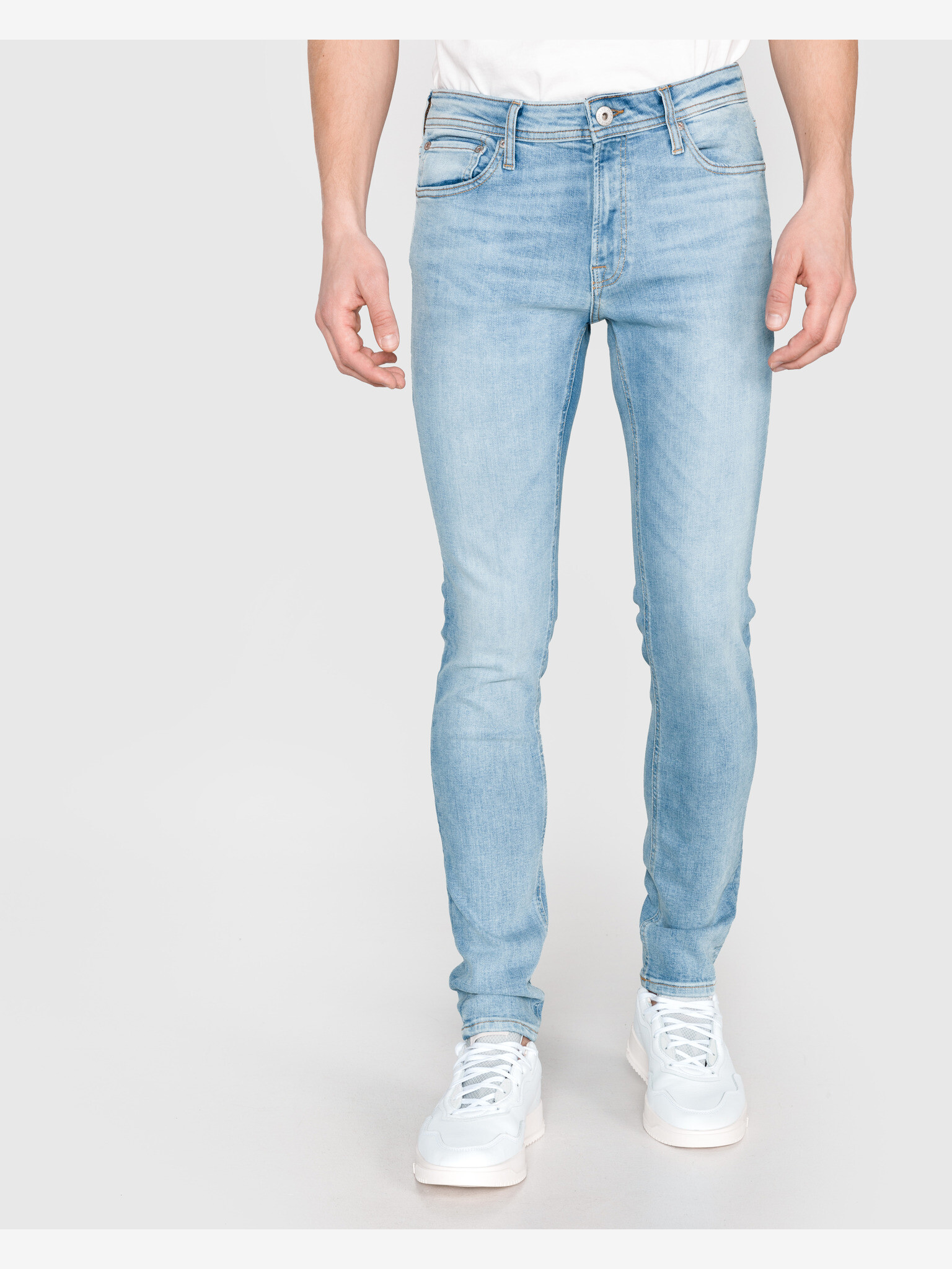 Jack & Jones Liam Džínsy Modrá - Pepit.sk