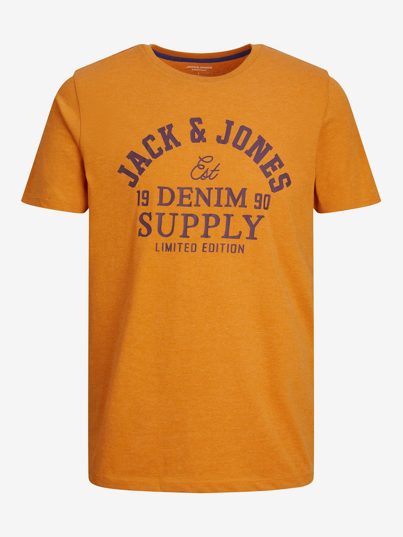 Jack & Jones Logo Tričko Oranžová - Pepit.sk