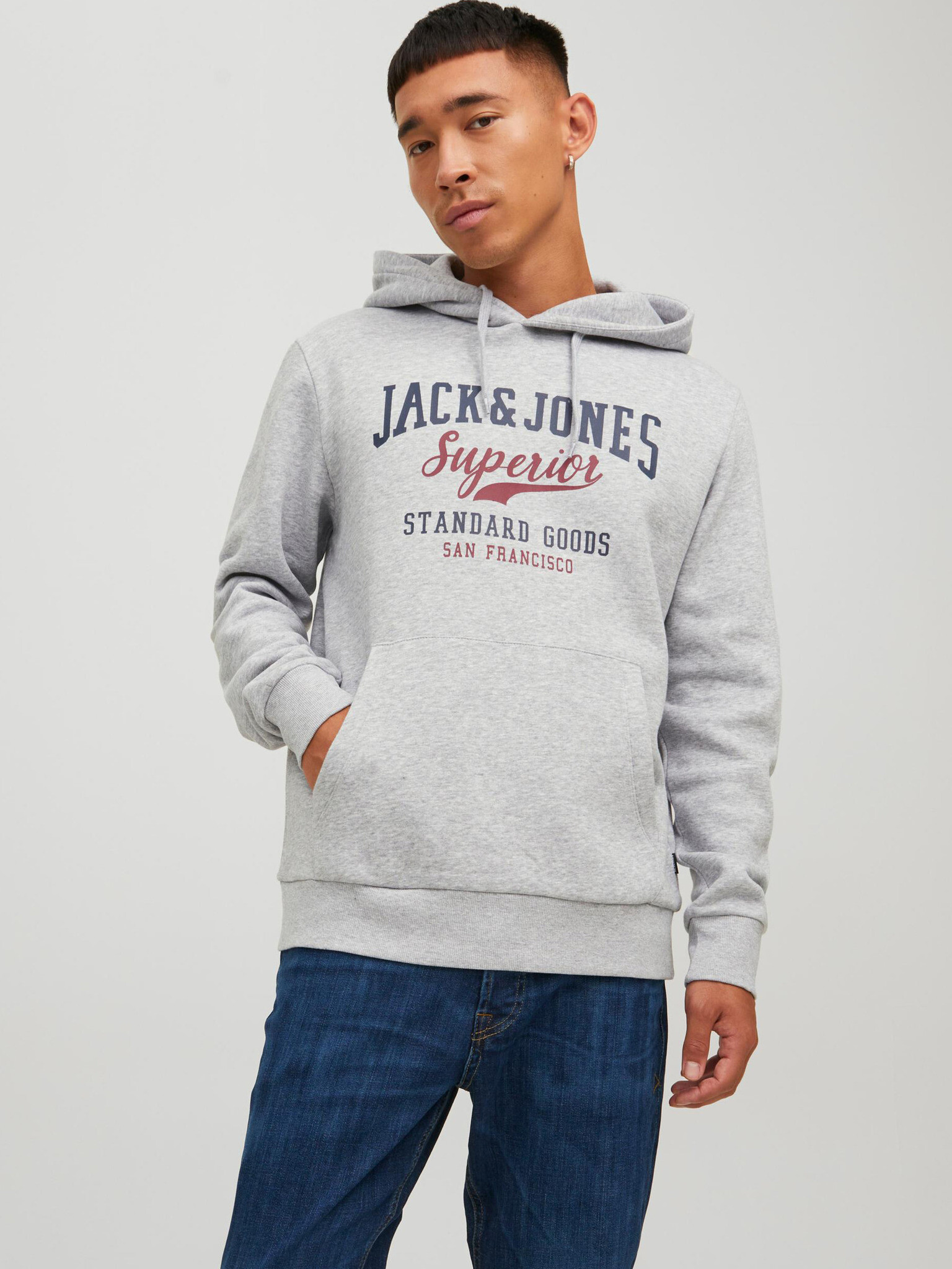 Jack & Jones Mikina Šedá - Pepit.sk