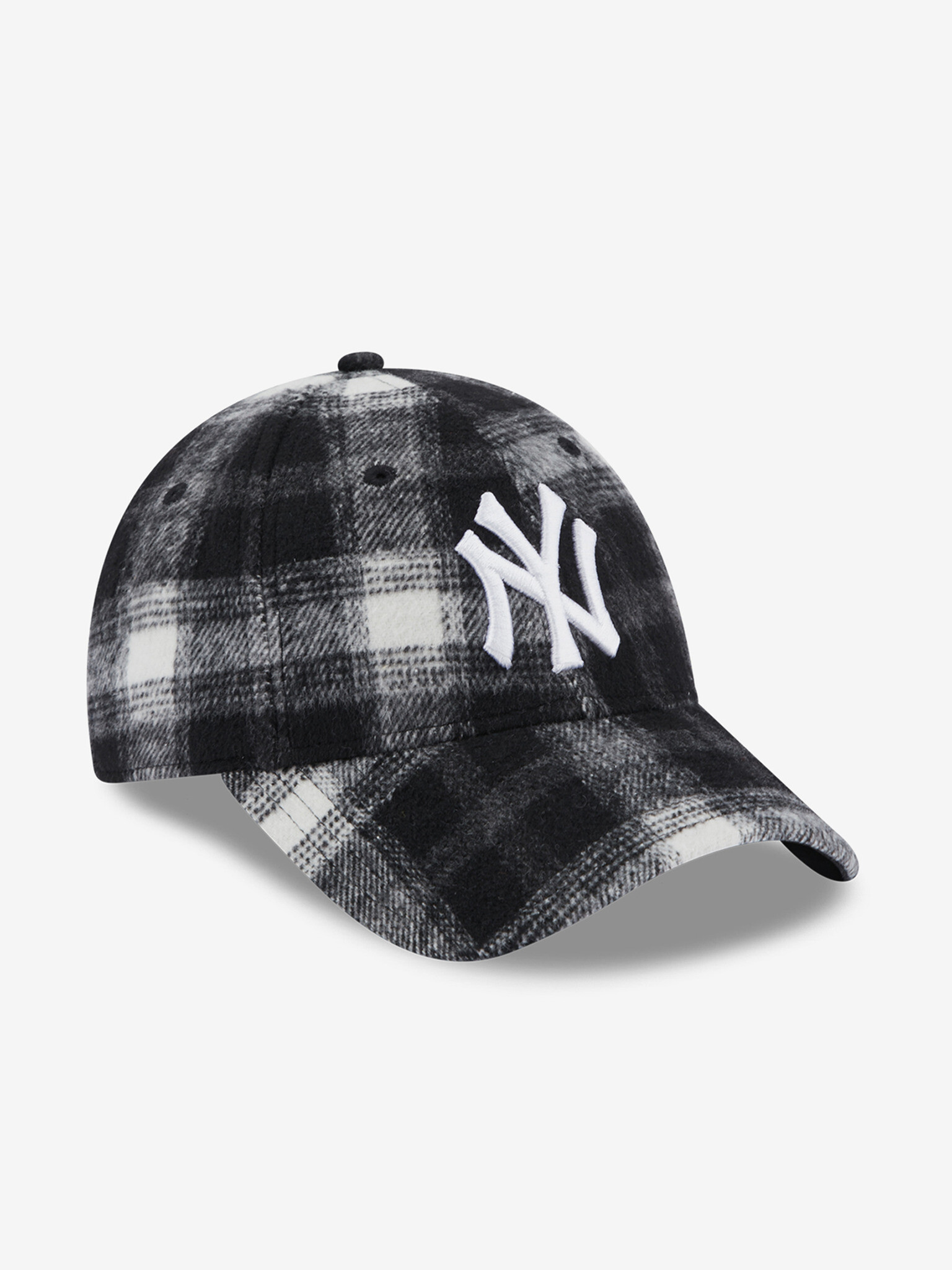 New Era New York Yankees Plaid 9Forty Šiltovka Čierna - Pepit.sk