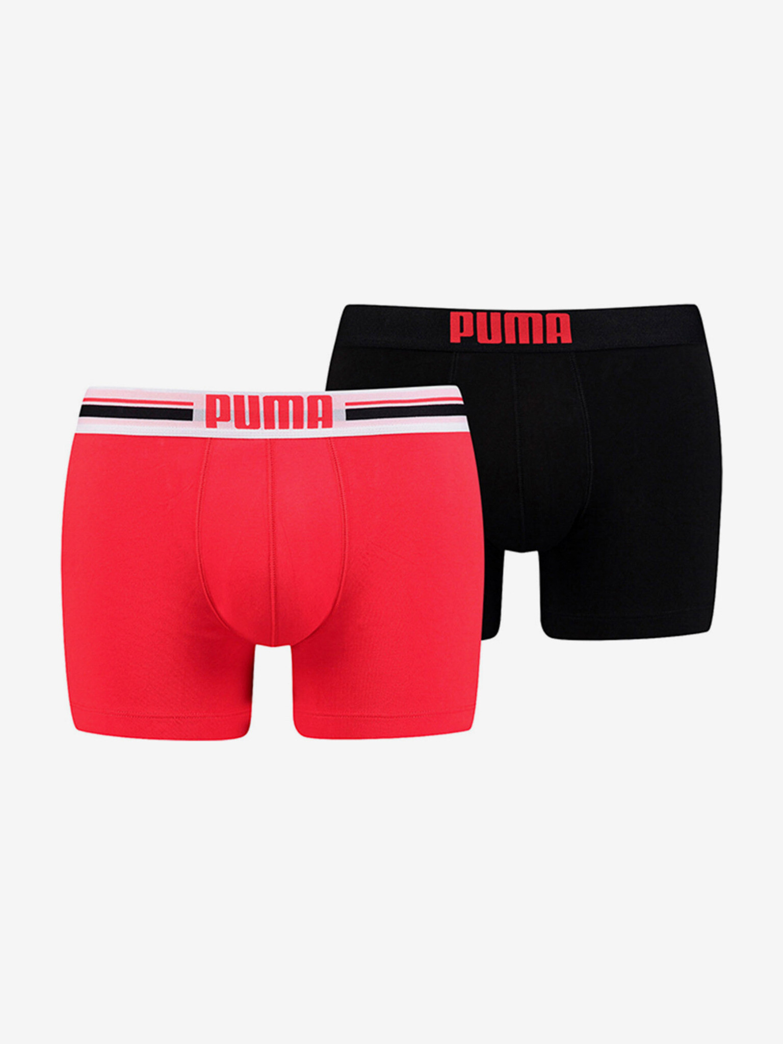 Puma Boxerky 2 ks Čierna Červená - Pepit.sk