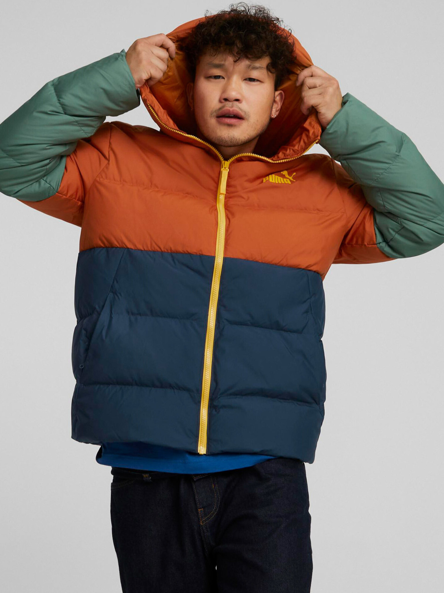 Puma Power Down Puffer Bunda Hnedá - Pepit.sk