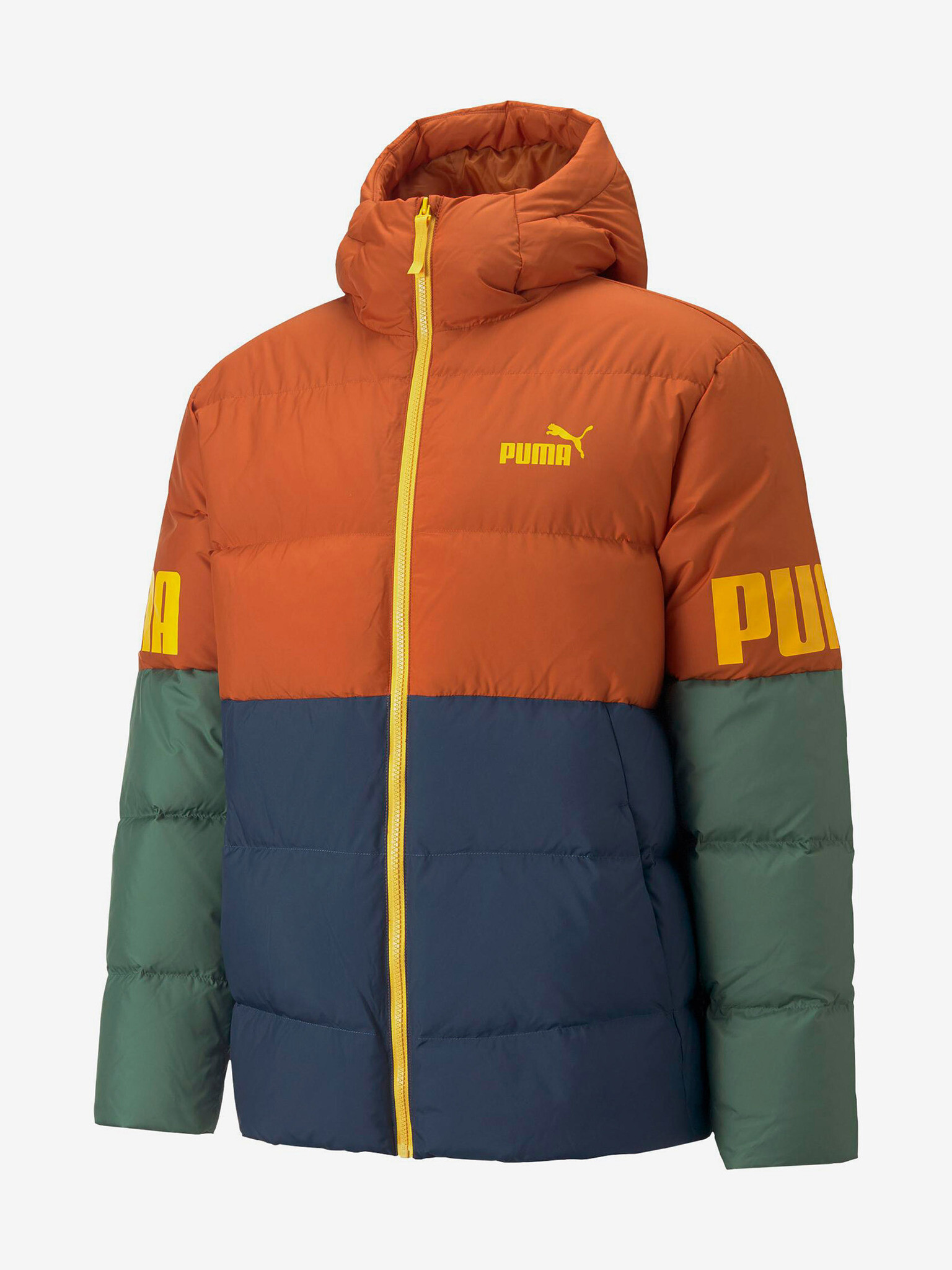 Puma Power Down Puffer Bunda Hnedá - Pepit.sk