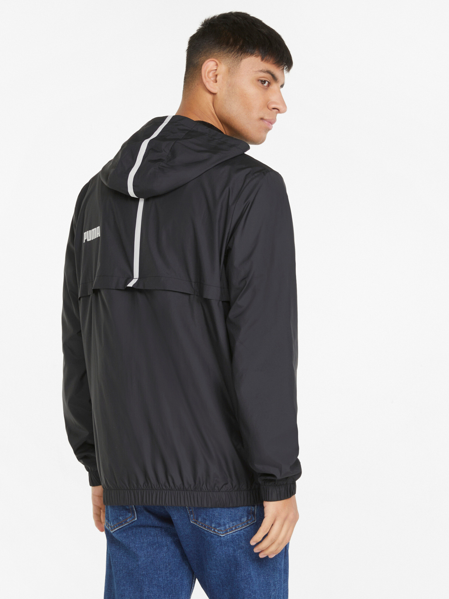 Puma Solid Windbreaker Bunda Čierna - Pepit.sk