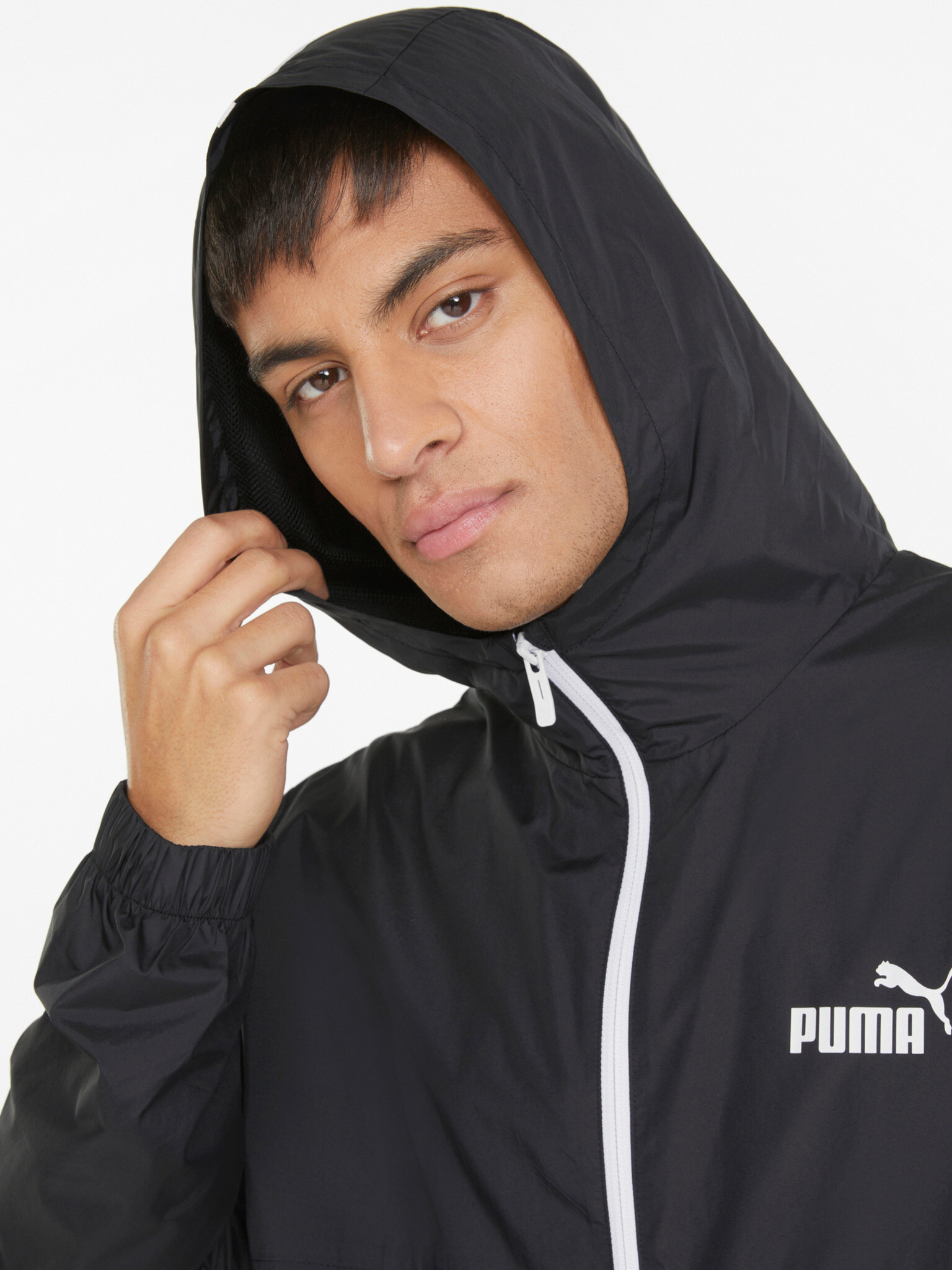 Puma Solid Windbreaker Bunda Čierna - Pepit.sk