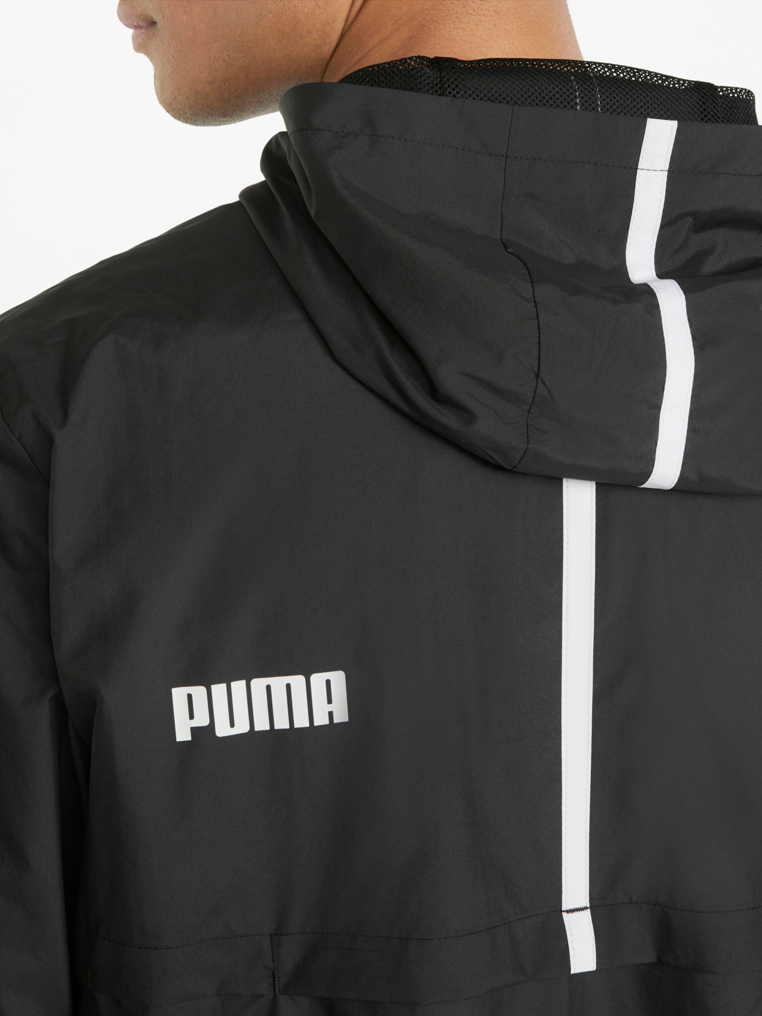 Puma Solid Windbreaker Bunda Čierna - Pepit.sk