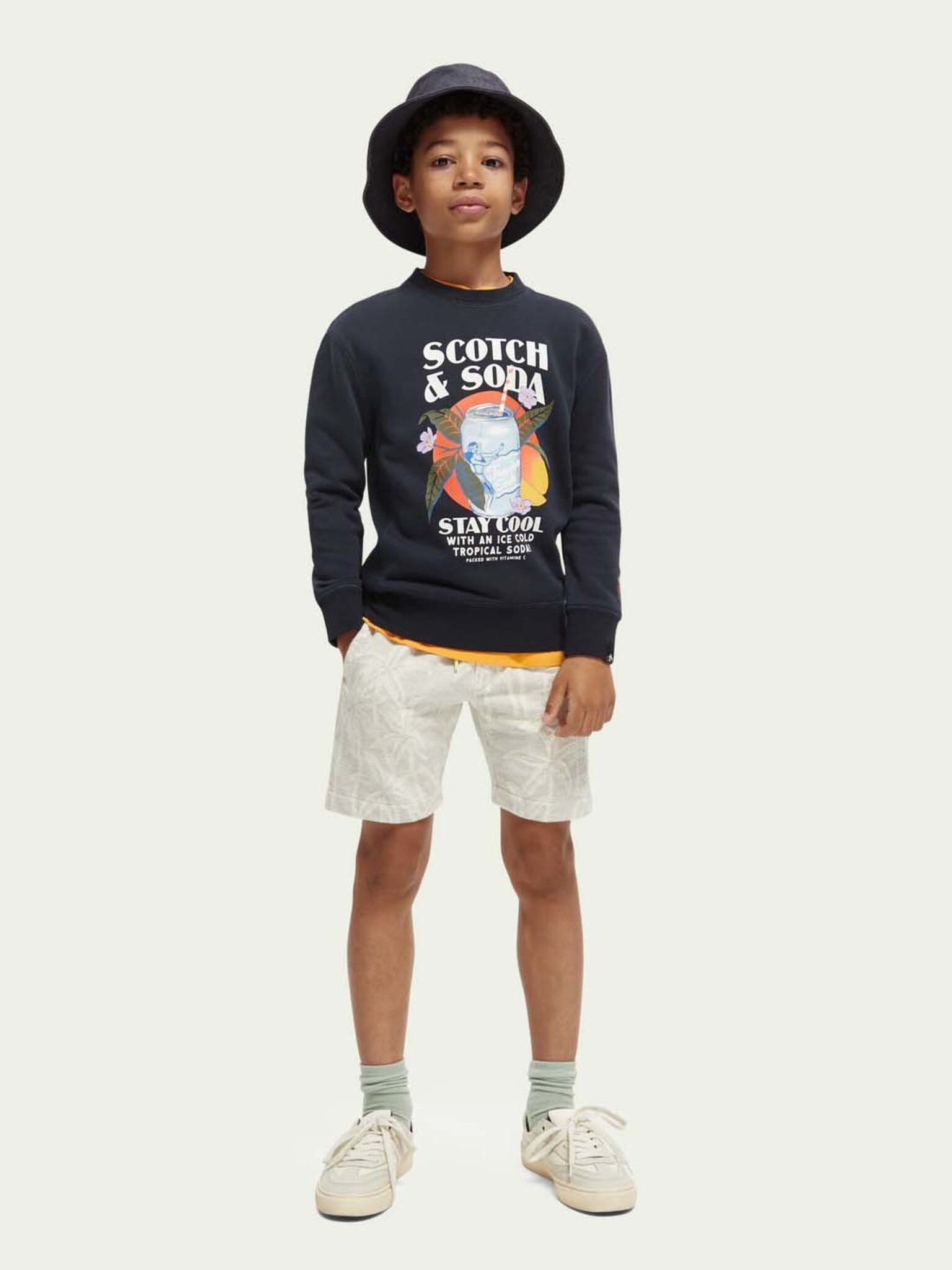 Scotch & Soda Mikina detská Čierna - Pepit.sk