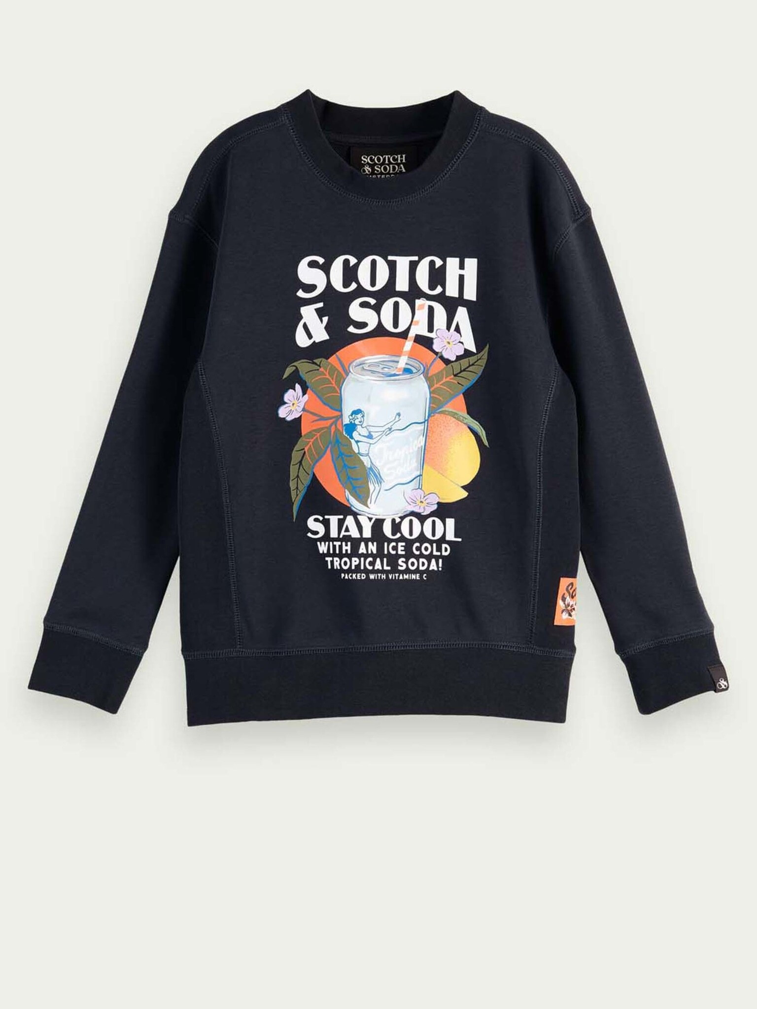 Scotch & Soda Mikina detská Čierna - Pepit.sk